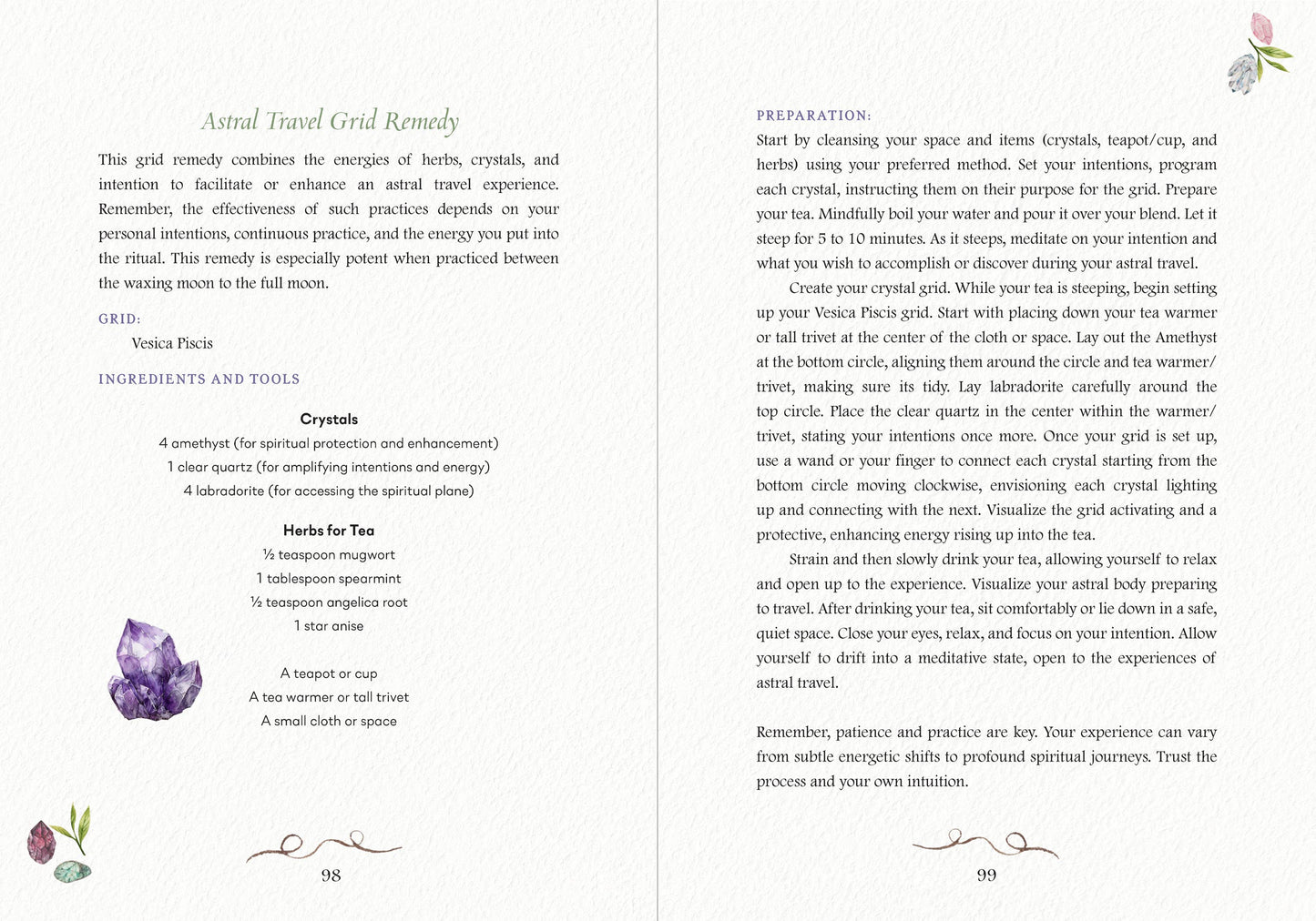 A Tea Witch’s Crystal Brews (Hardcover)