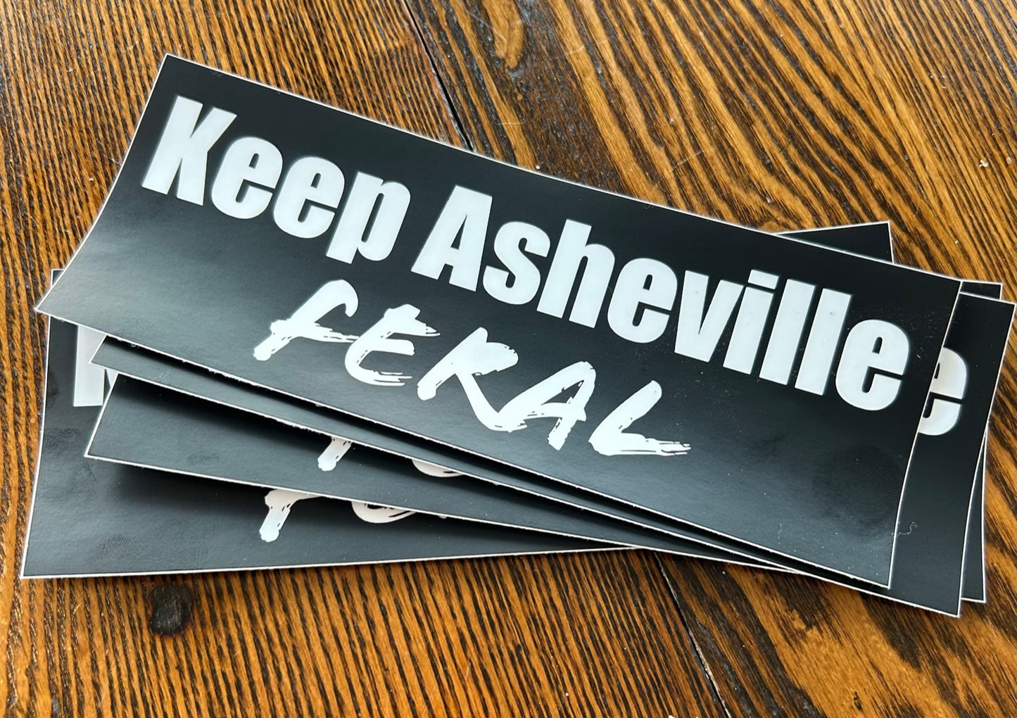 Keep AVL Feral Bumper Sticker