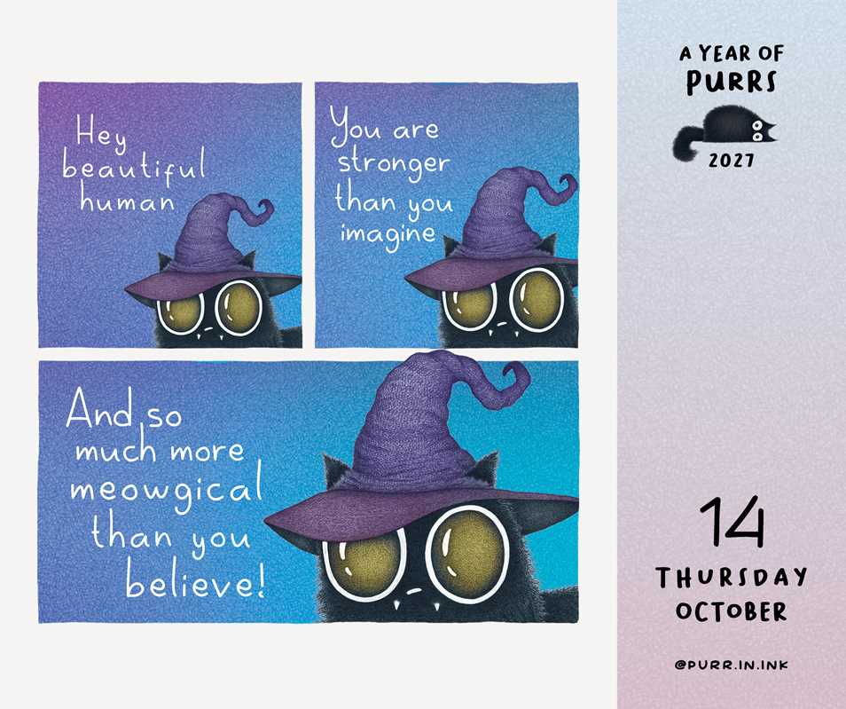 Year of Purrs 2027 Day-to-Day Calendar by Luis Coelho: Calendar; 640 pages / English