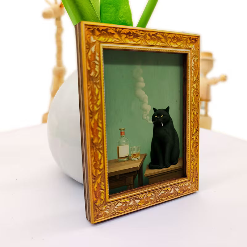 Framed cats magnets