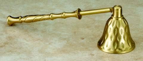 Satin-Finish Brass Renaissance Snuffer