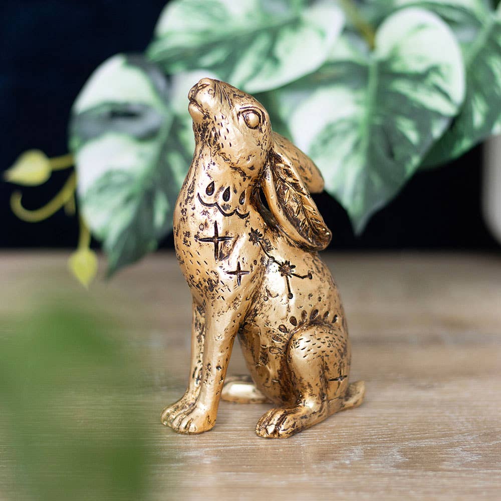 Midnight Hare Decorative Figurine