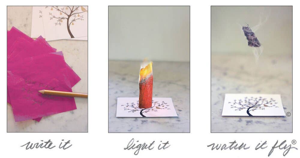 COSMIC CAT — Flying Wish Paper® Standard Mini WISHING KIT™