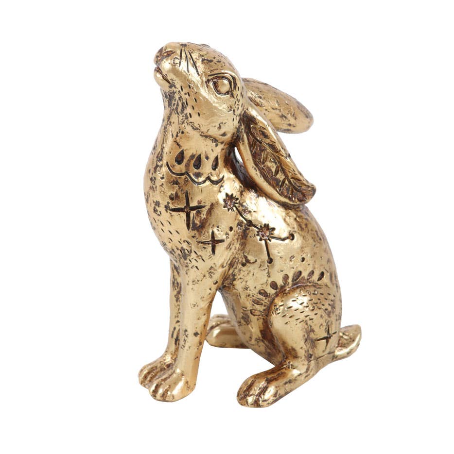 Midnight Hare Decorative Figurine