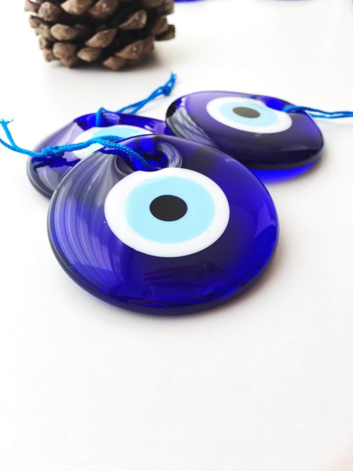 Blue evil eye, 7cm, evil eye wall hanging