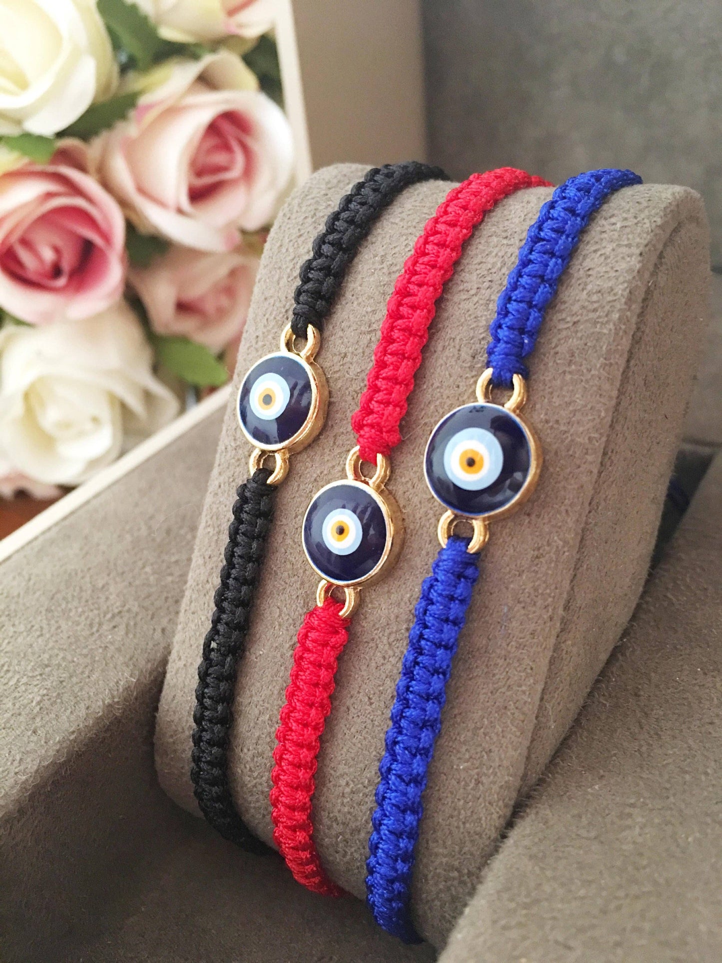 Evil Eye Macrame Bracelet