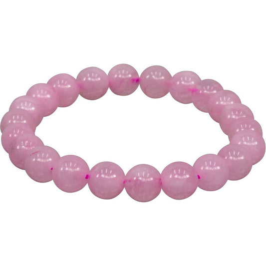 Rose Quartz Bracelet 8mm Round Beads
