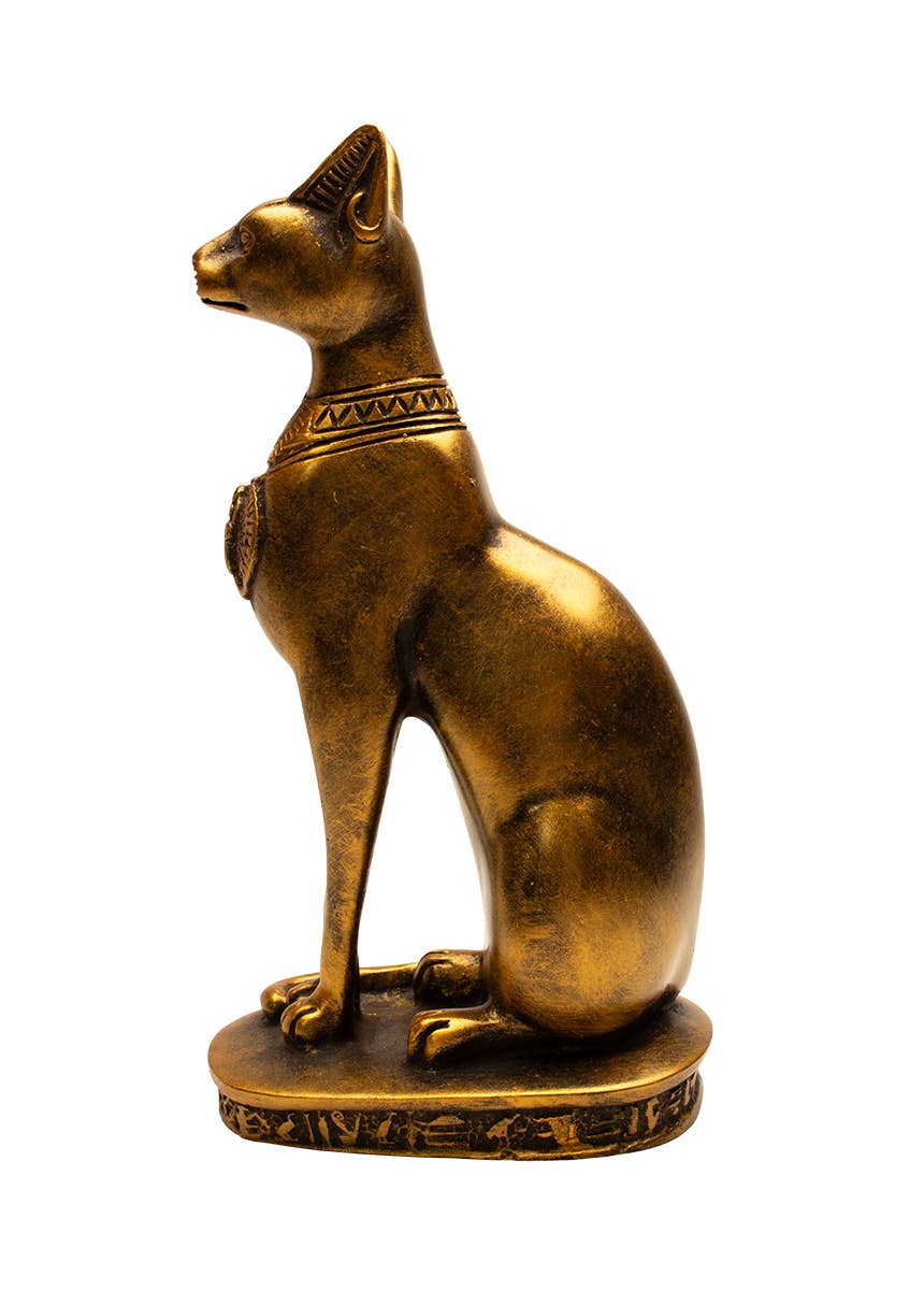 Bastet Cat Bronze Med - 8"