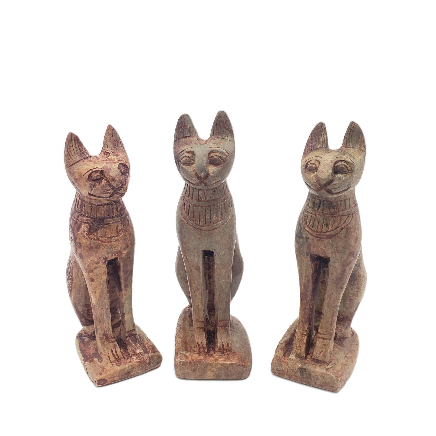 Egyptian Goddess Bastet Stone Statue - Small