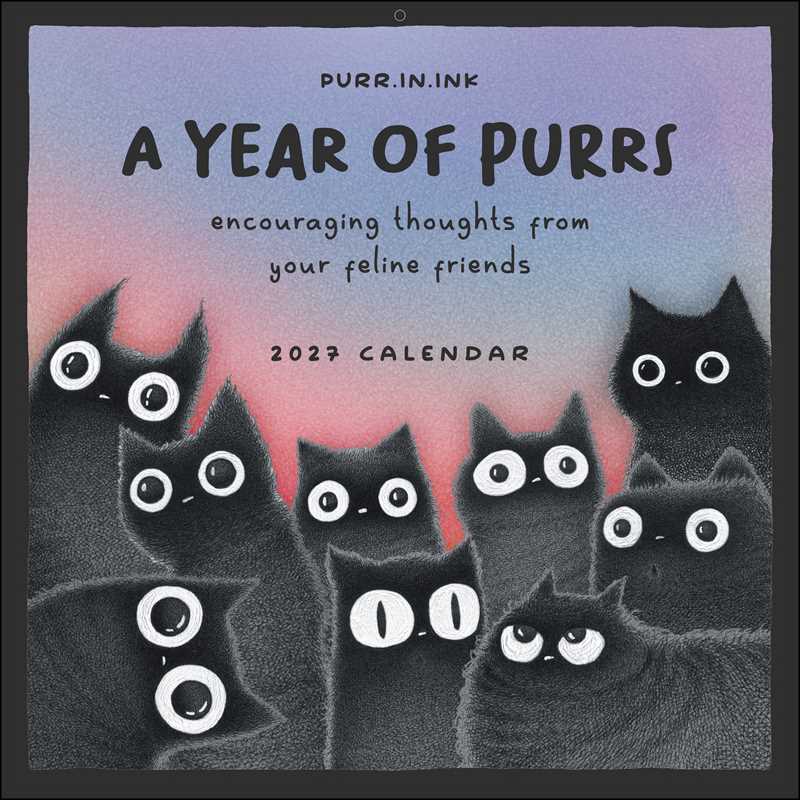 Year of Purrs 2027 Wall Calendar by Luis  Coelho: Calendar; 24 pages / English