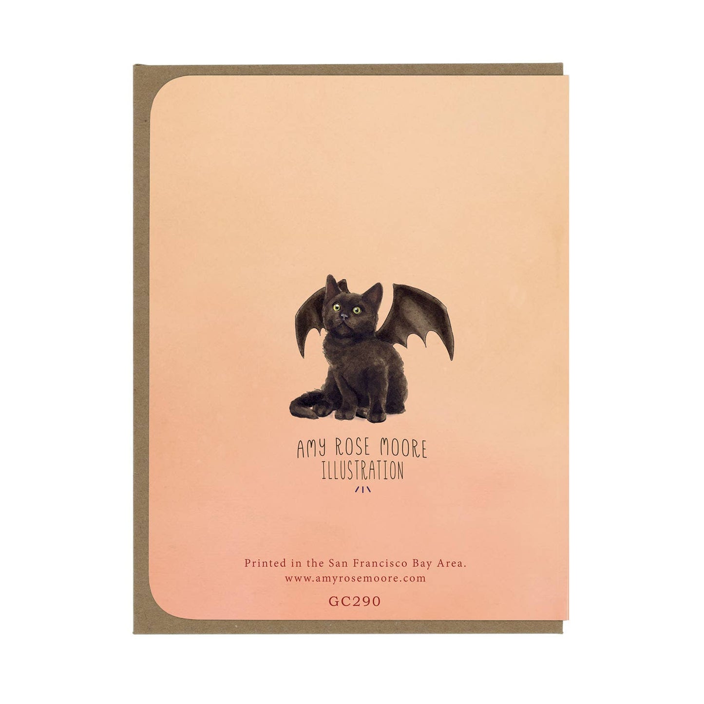 The Love Boop - Bat Kittens - Blank Card   