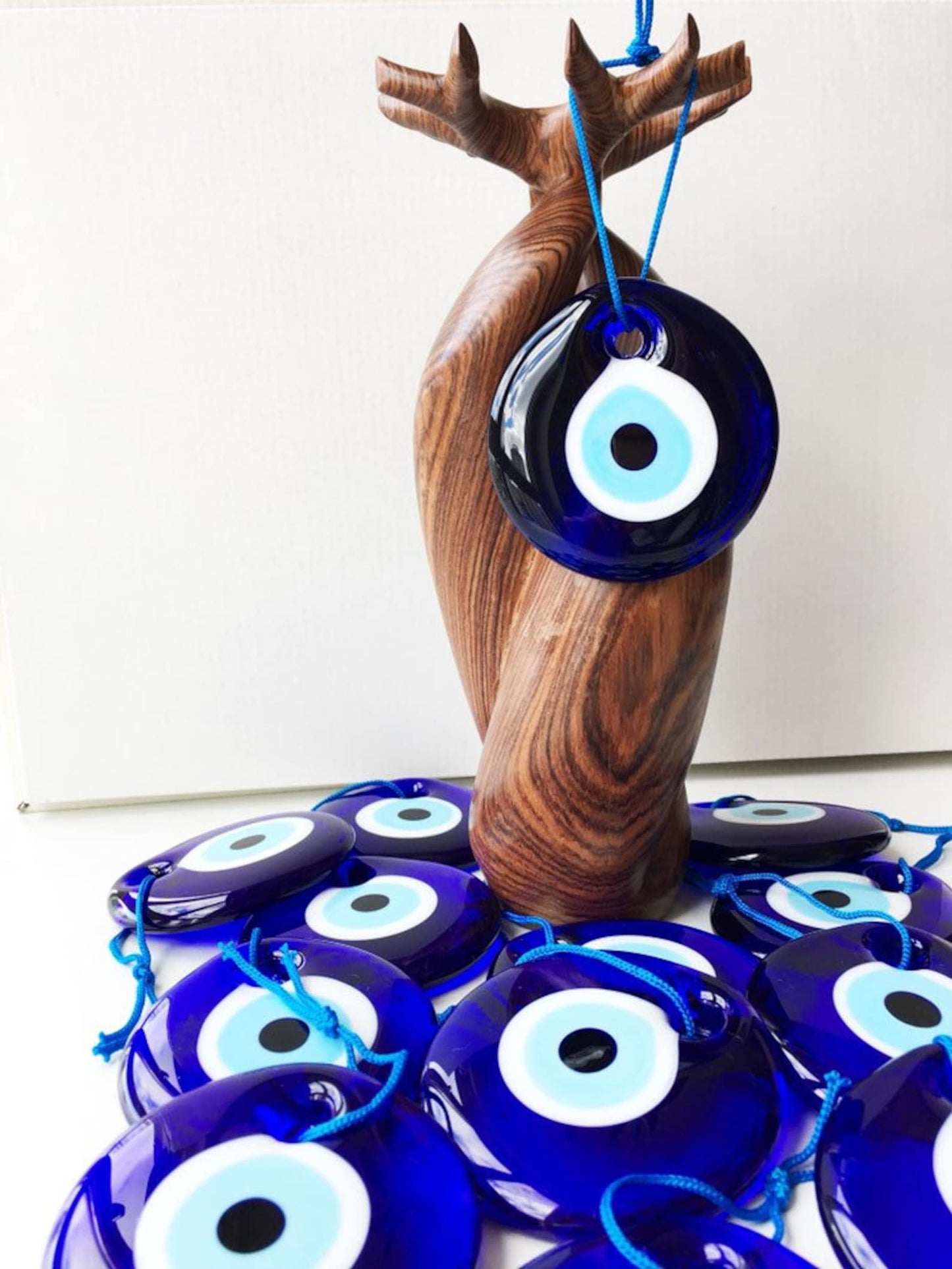 Blue evil eye, 7cm, evil eye wall hanging