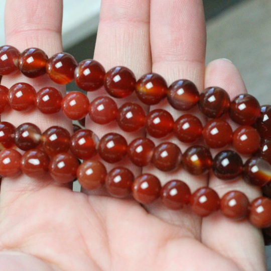 Gemstone 8 mm Round Bracelets: Fluorite