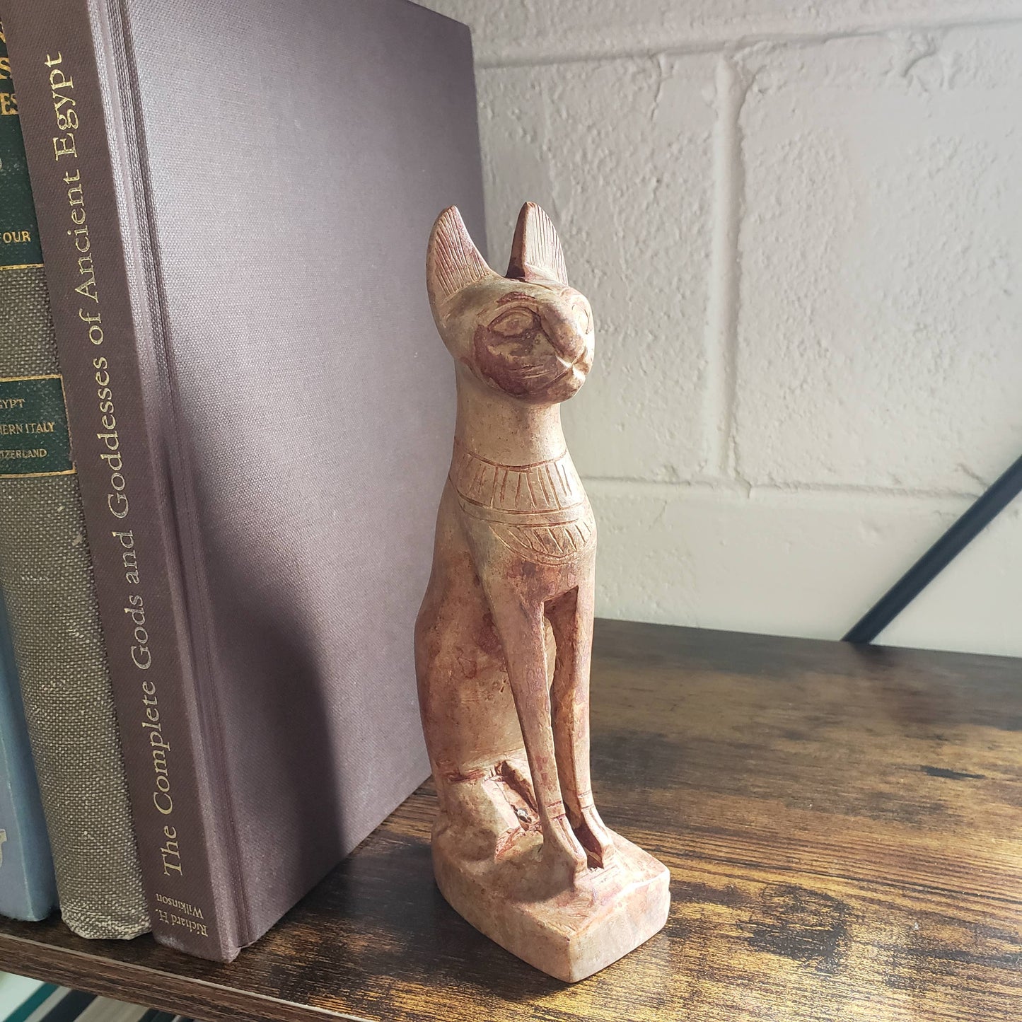 Egyptian Goddess Bastet Stone Statue - Small