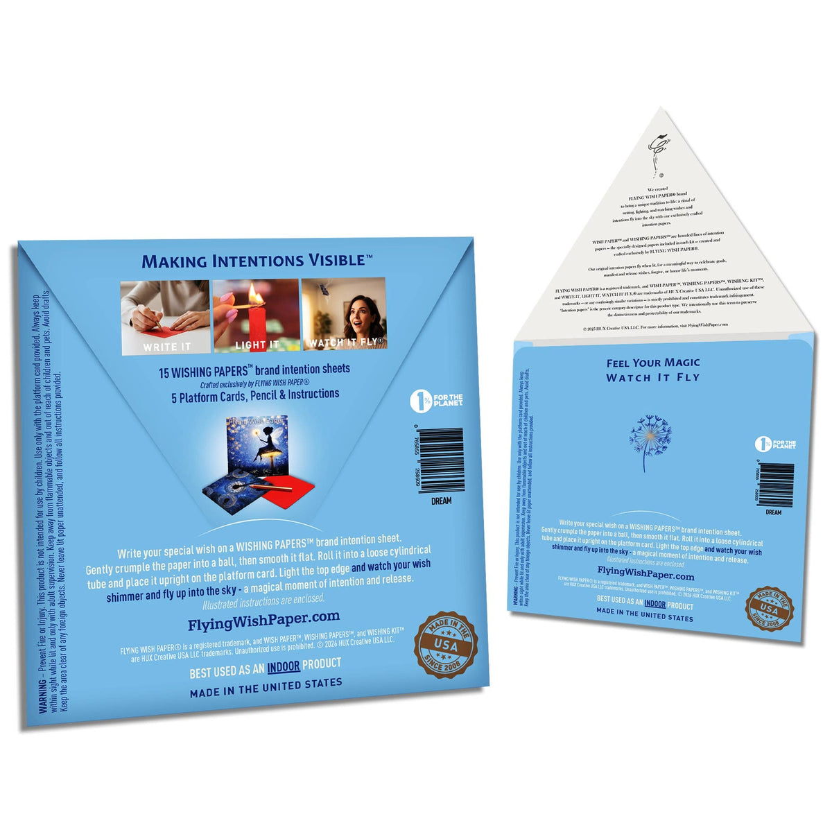 DREAM Wish Paper Ritual Gift Kit | Fairy Gift | Wish Kit