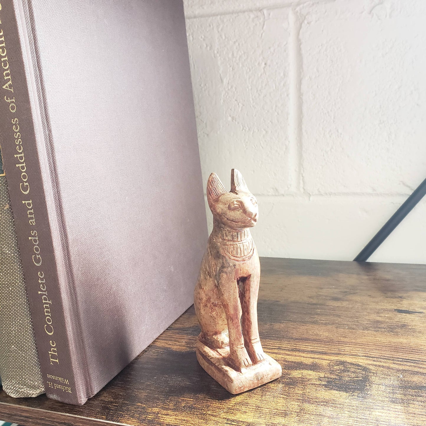 Egyptian Goddess Bastet Stone Statue - Small
