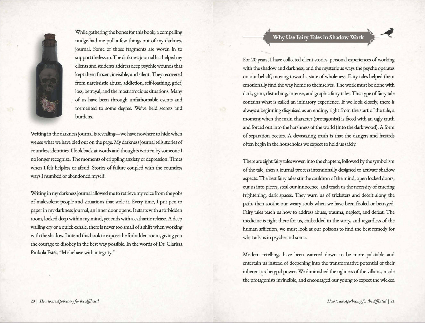 Apothecary for the Afflicted: Shadow Work Book