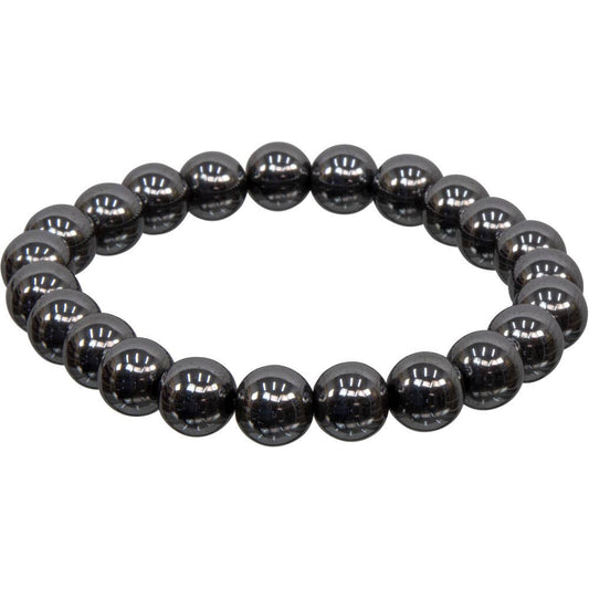Hematite Bracelet 8mm Round Beads