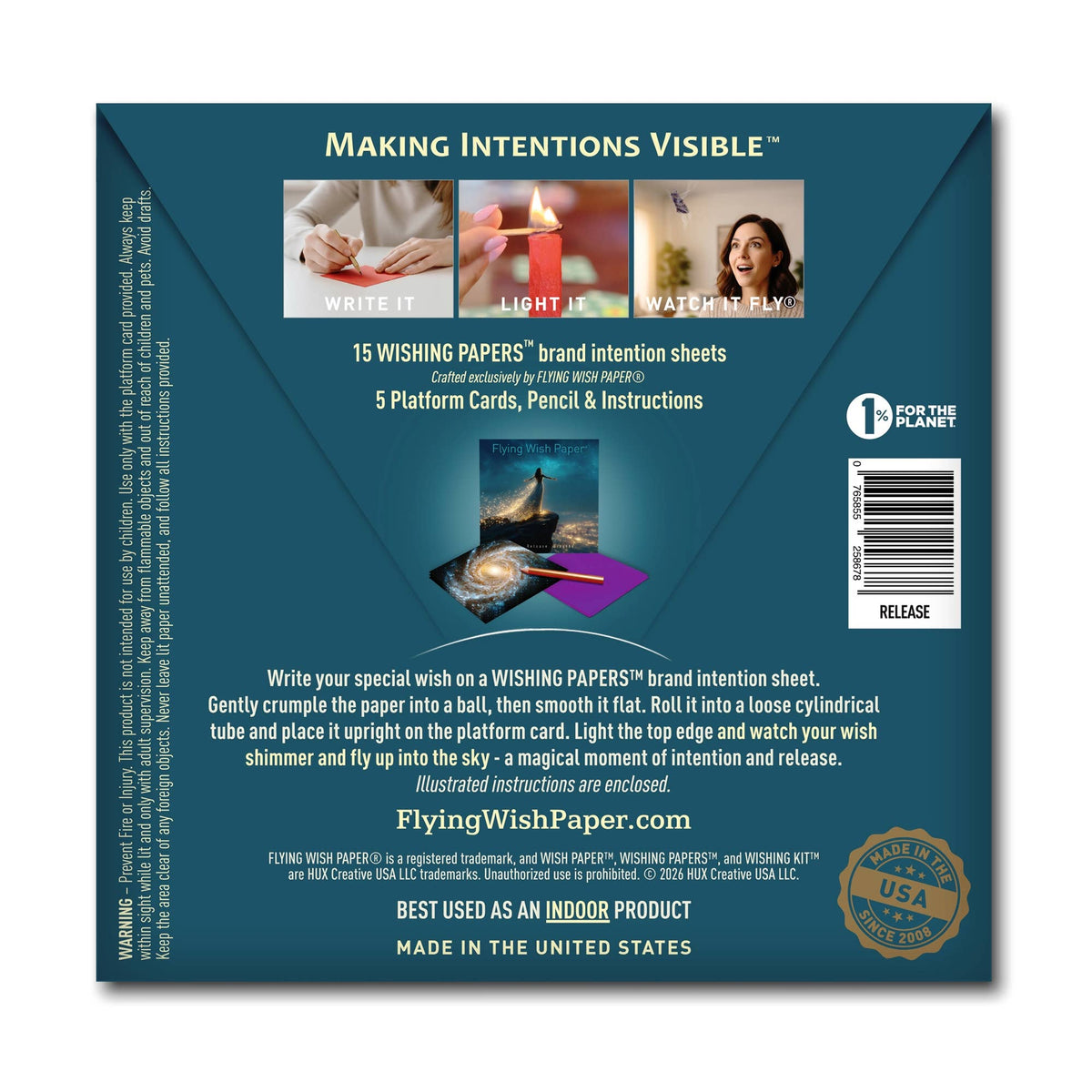 RELEASE - Wish Paper™ Gift Kit, Let Go, Forgive, Heal & Rene
