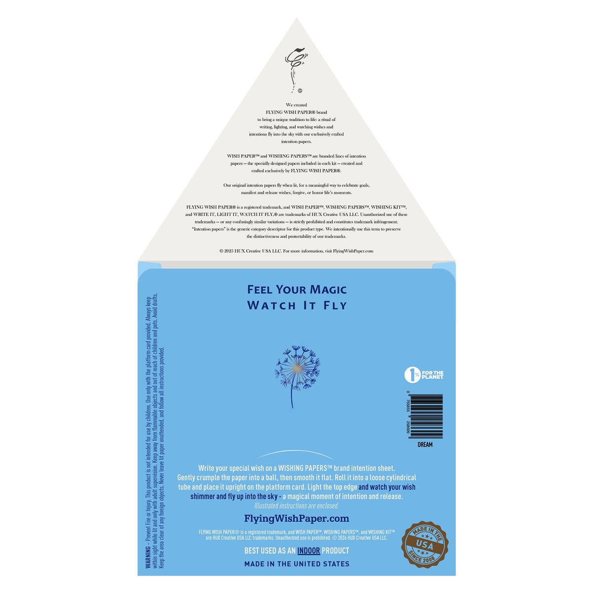 DREAM Wish Paper Ritual Gift Kit | Fairy Gift | Wish Kit