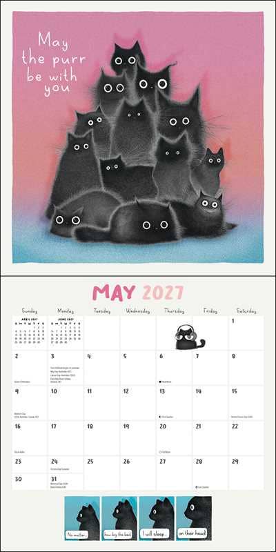 Year of Purrs 2027 Wall Calendar by Luis  Coelho: Calendar; 24 pages / English