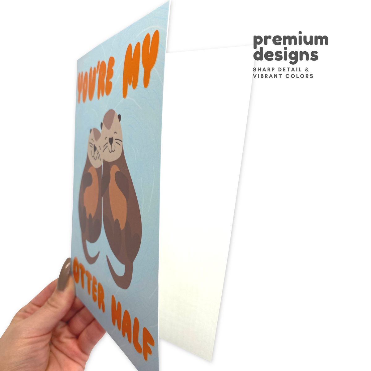 You're My Otter Half - Funny Love Greeting Card