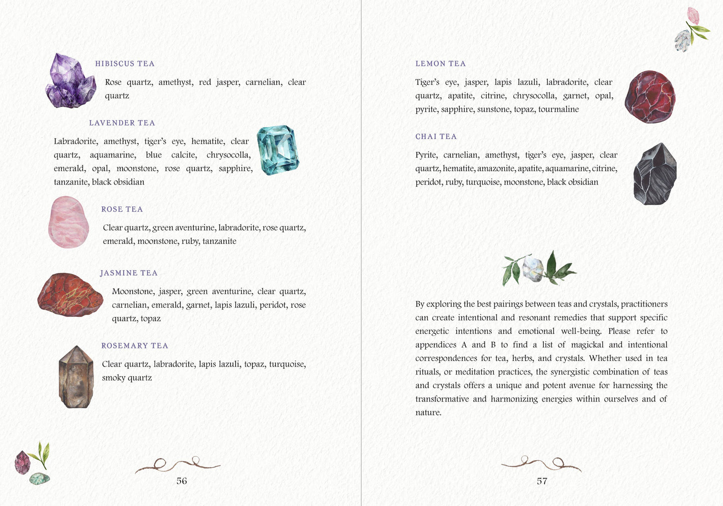 A Tea Witch’s Crystal Brews (Hardcover)