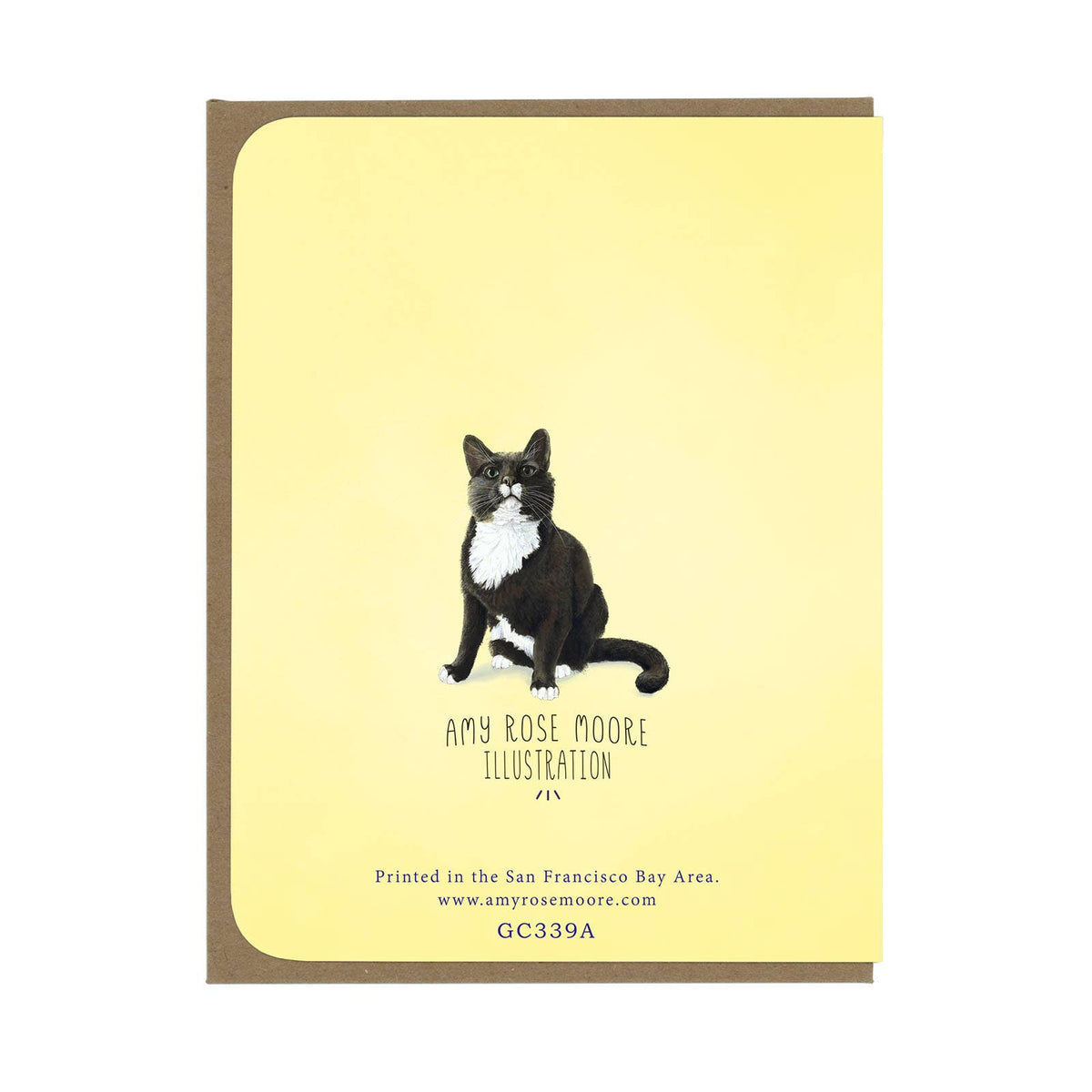 Thank You - Cat and Bananas - Greeting Card