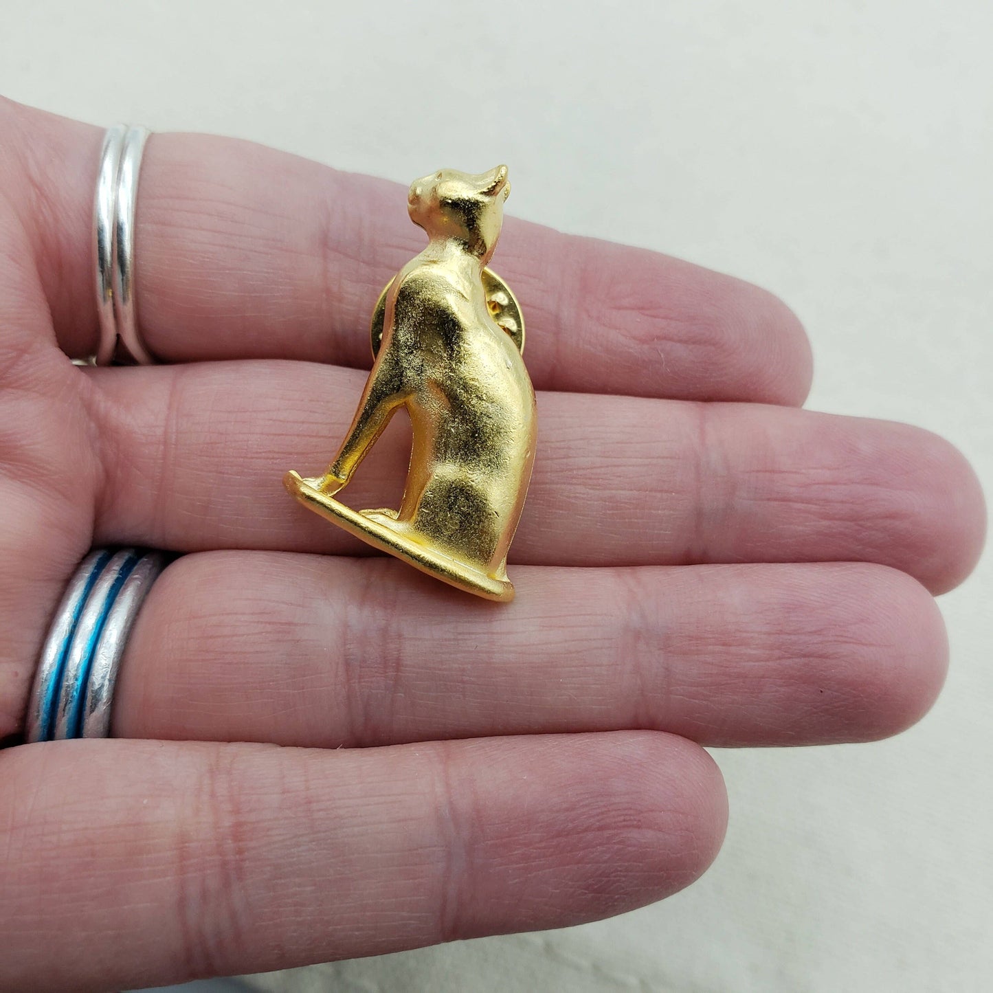 Bastet Cat Lapel Pin