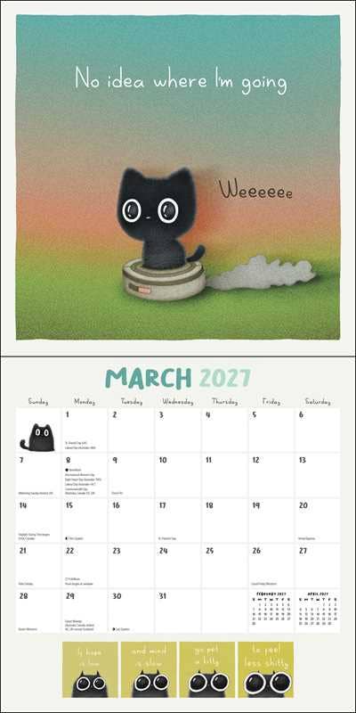 Year of Purrs 2027 Wall Calendar by Luis  Coelho: Calendar; 24 pages / English