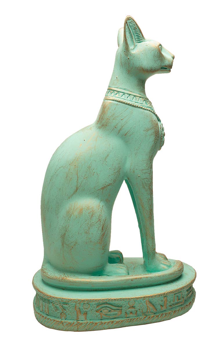 Bastet Cat Statues - Patina: Medium