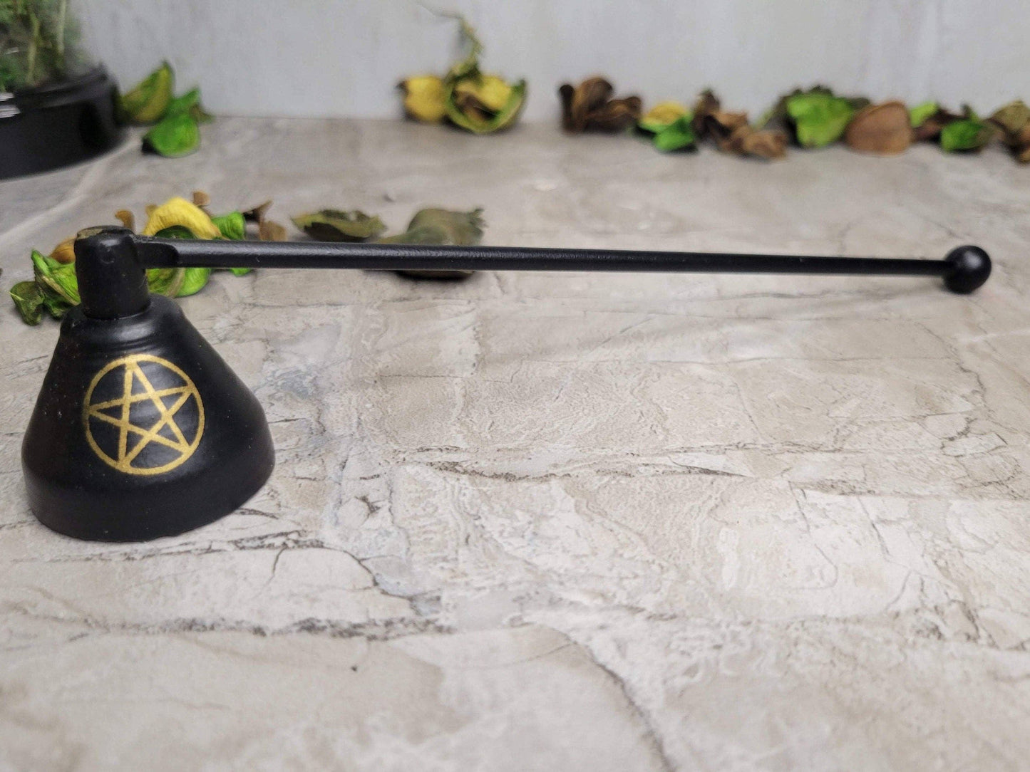 Candle Snuffer w/Pentacle (Handmade, Iron)