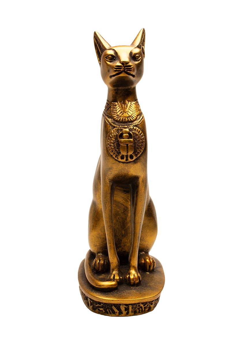 Bastet Cat Bronze Med - 8"