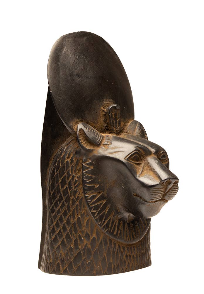Sekhmet Bust Black - 4.5" - Egyptian Goddess