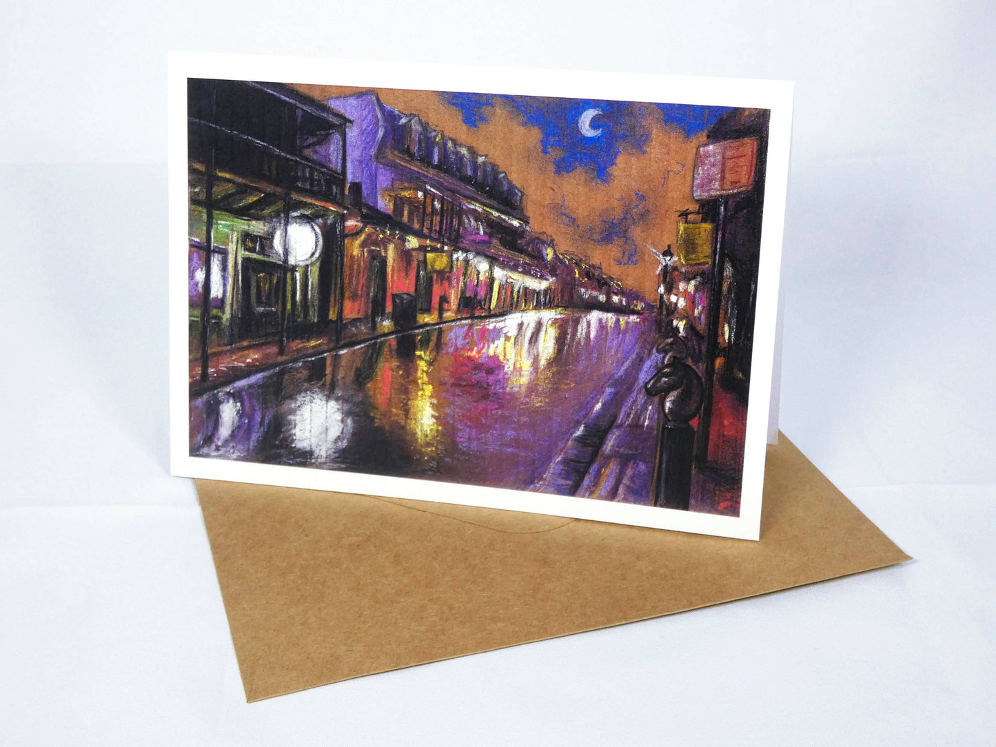 Greeting Card - French Quarter After the Rain