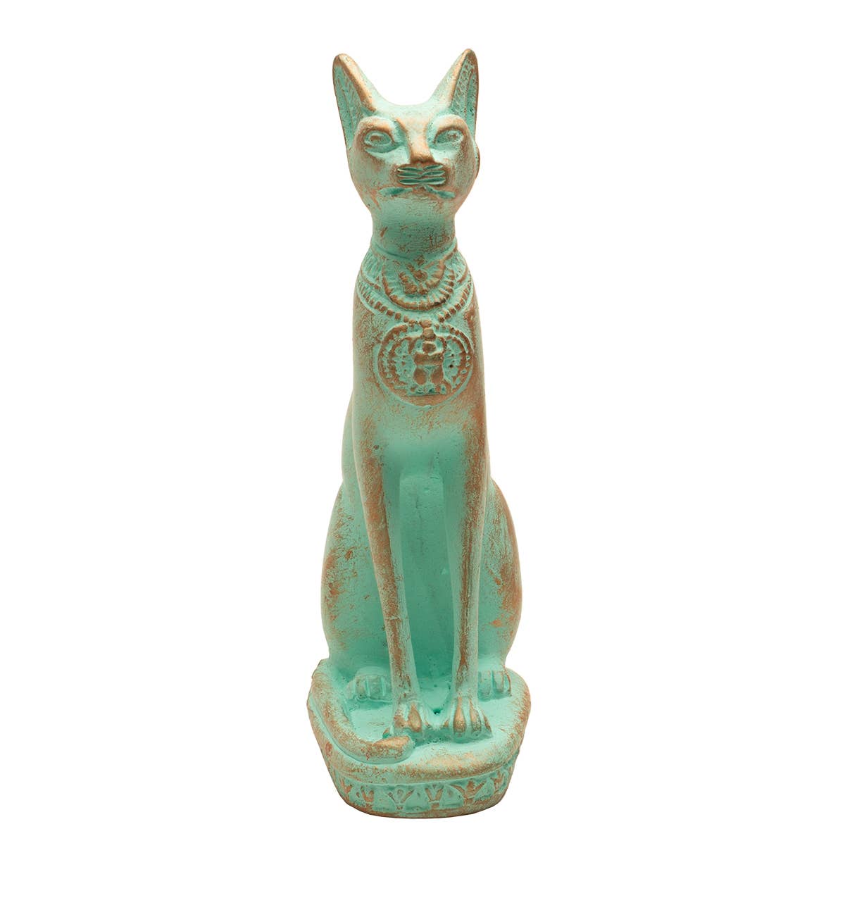 Bastet Cat Statues - Patina: Medium