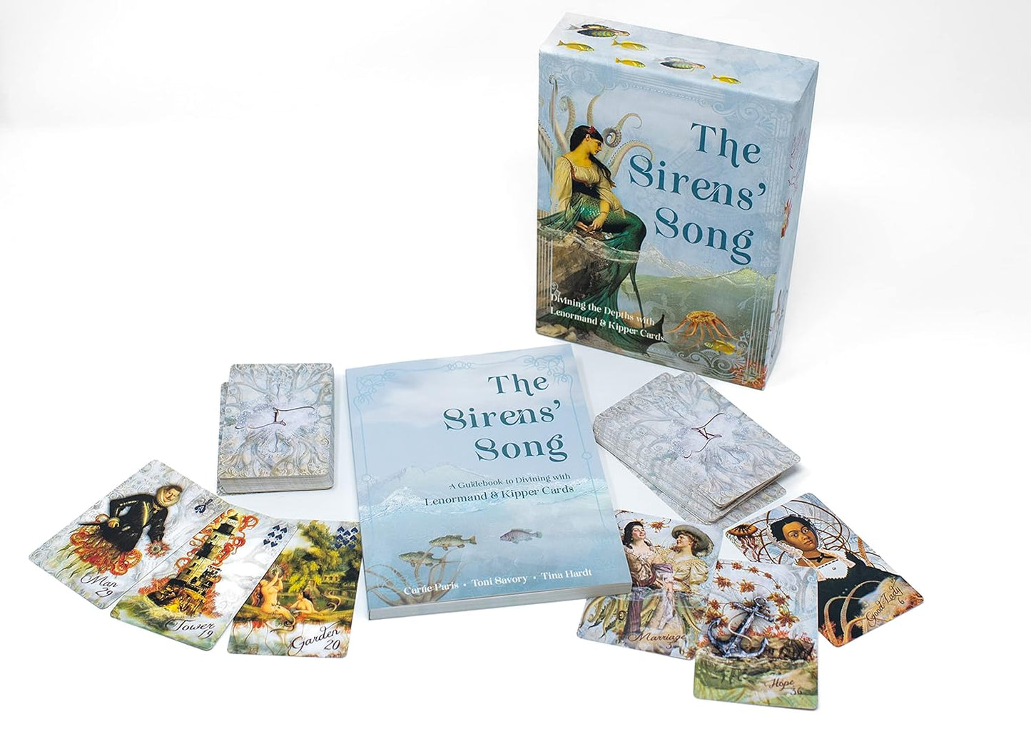 The Sirens’ Song: 40 Lenormand Cards, 38 Kipper Crds & 144Bk