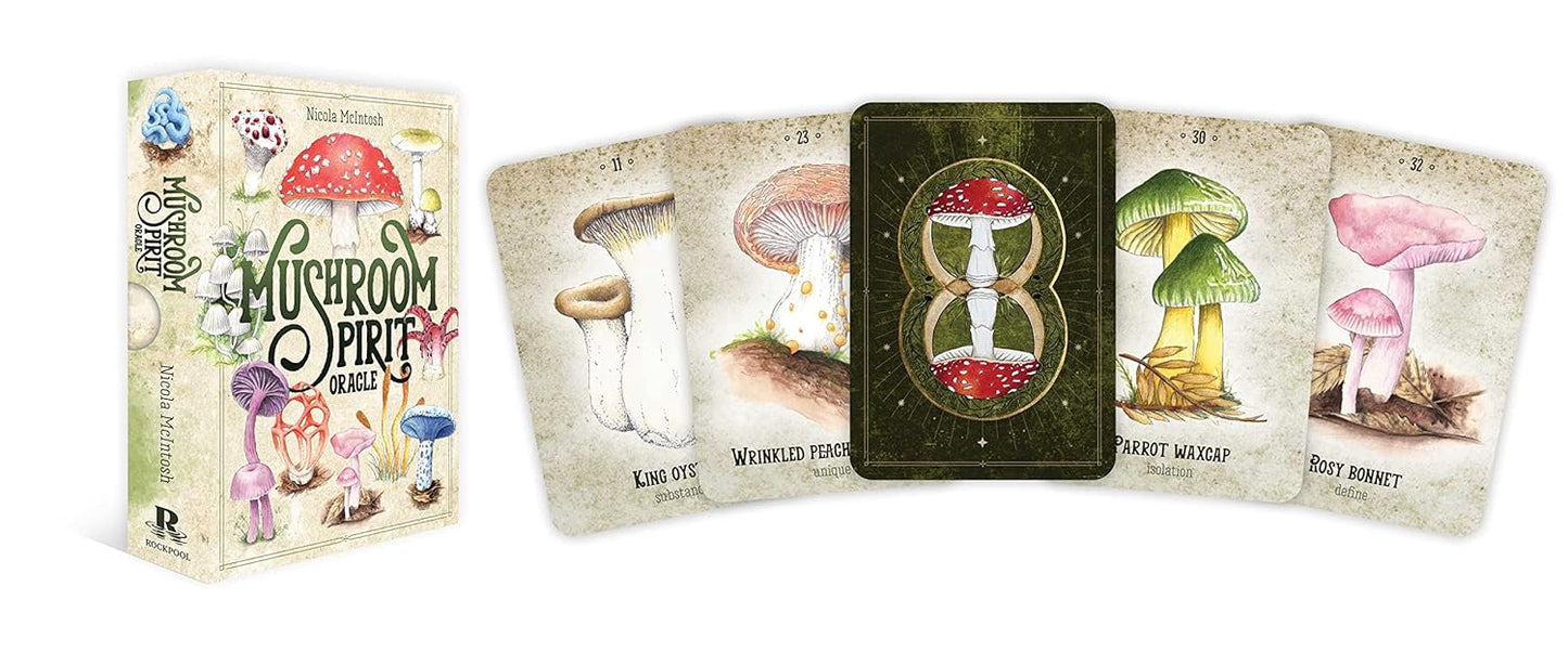 Mushroom Spirit Oracle(36 Cards & 112-Page Book)