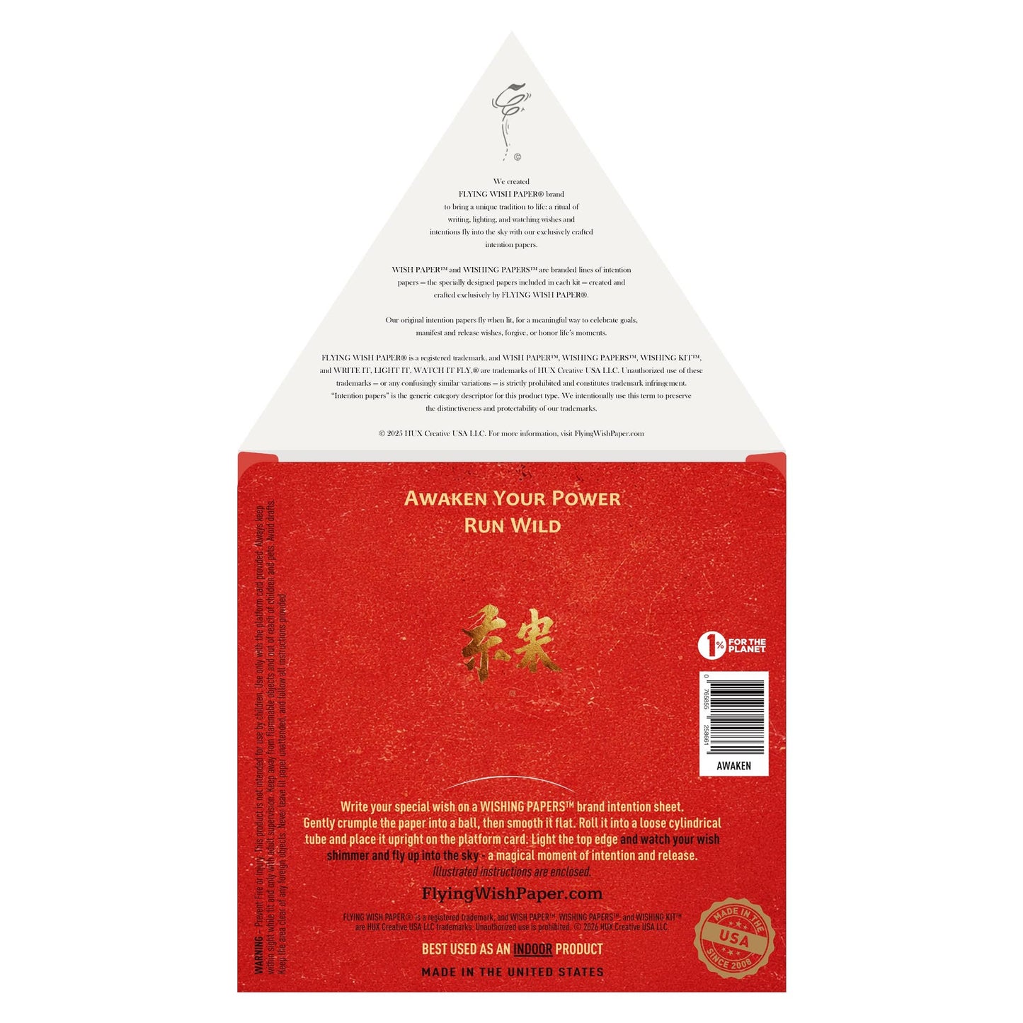     AWAKEN - Flying Wish Paper® Gift Kit, Freedom & Growth