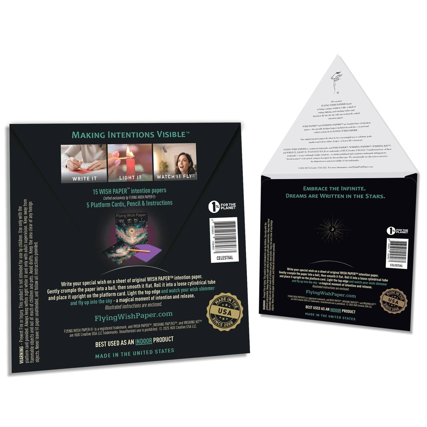 CELESTIAL — Flying Wish Paper® Standard Mini WISHING KIT™