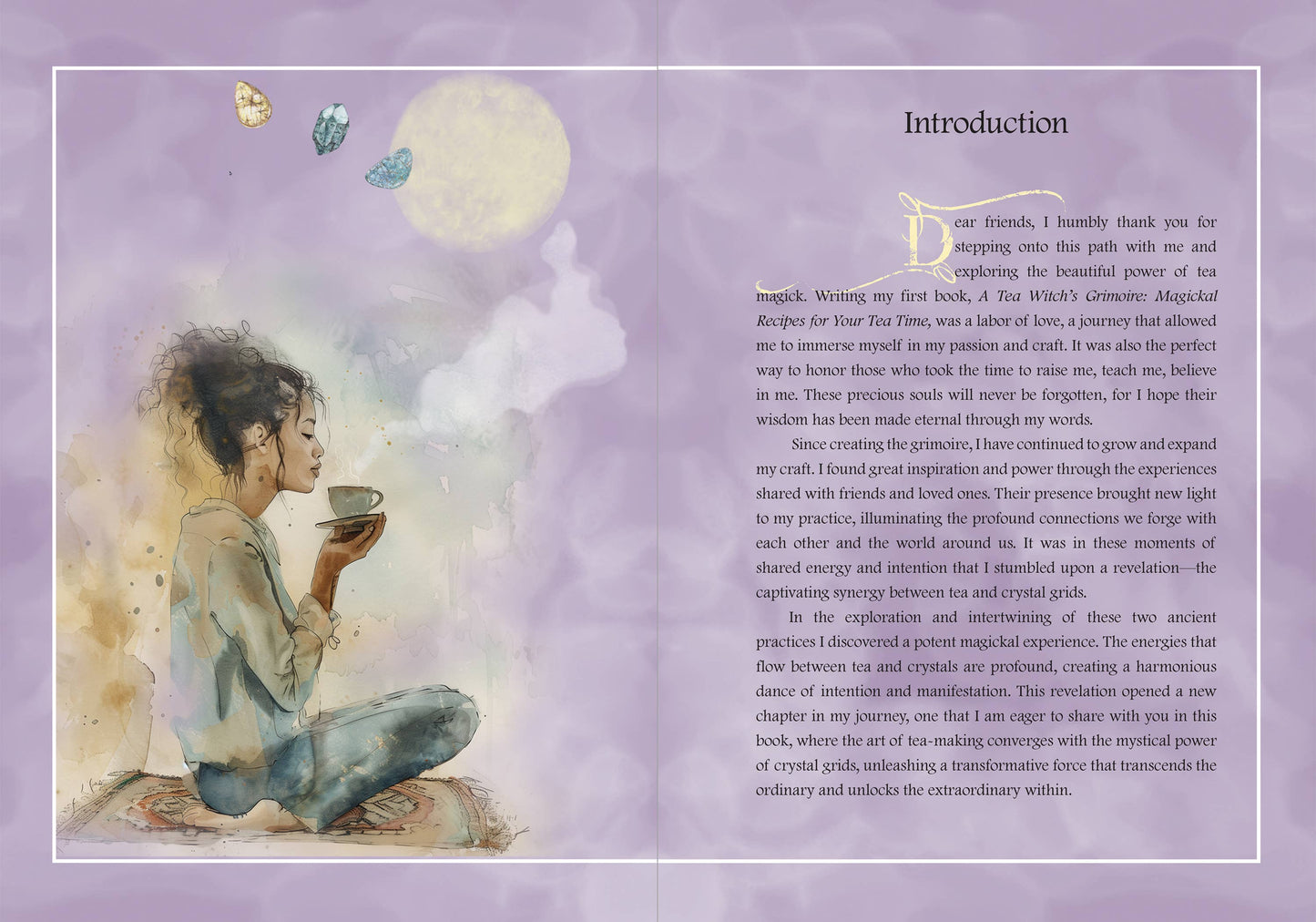 A Tea Witch’s Crystal Brews (Hardcover)