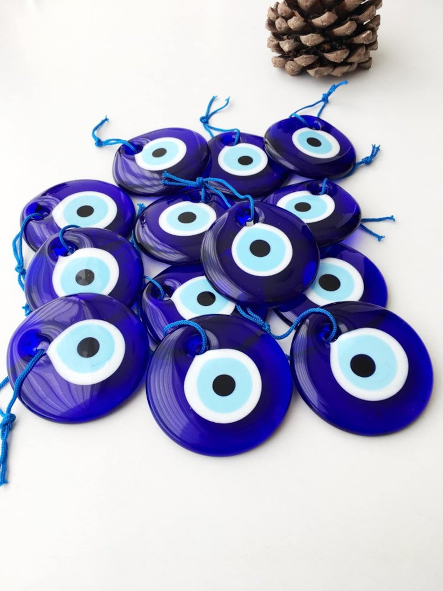 Blue evil eye, 7cm, evil eye wall hanging