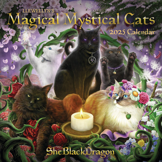 Llewellyn's Magical Mystical Cats 2025 Calendar