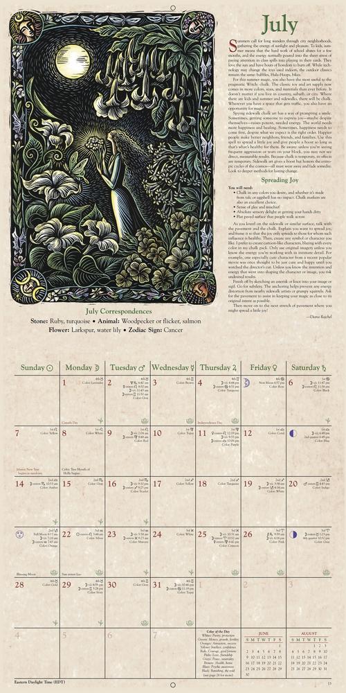 Llewellyn's Witches' Calendar 2025