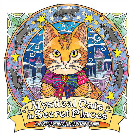 Mystical Cats in Secret Places (coloring book)