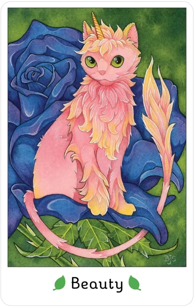 Affirmations of the Fairy Cats Deck & Book Set by Brenda June Saydak