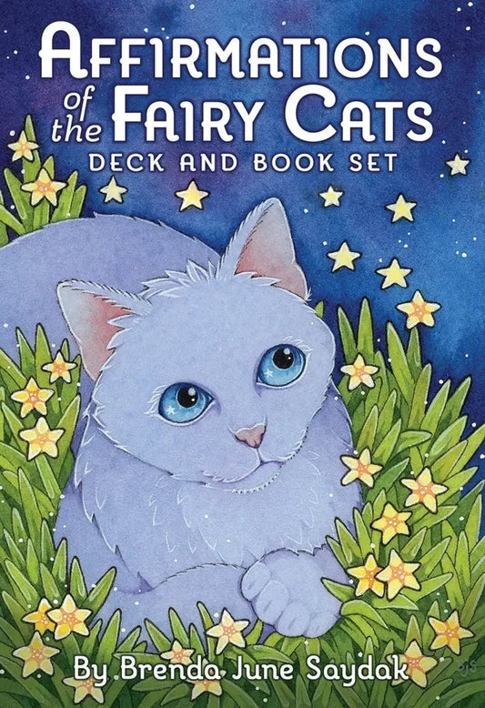 Affirmations of the Fairy Cats Deck & Book Set by Brenda June Saydak