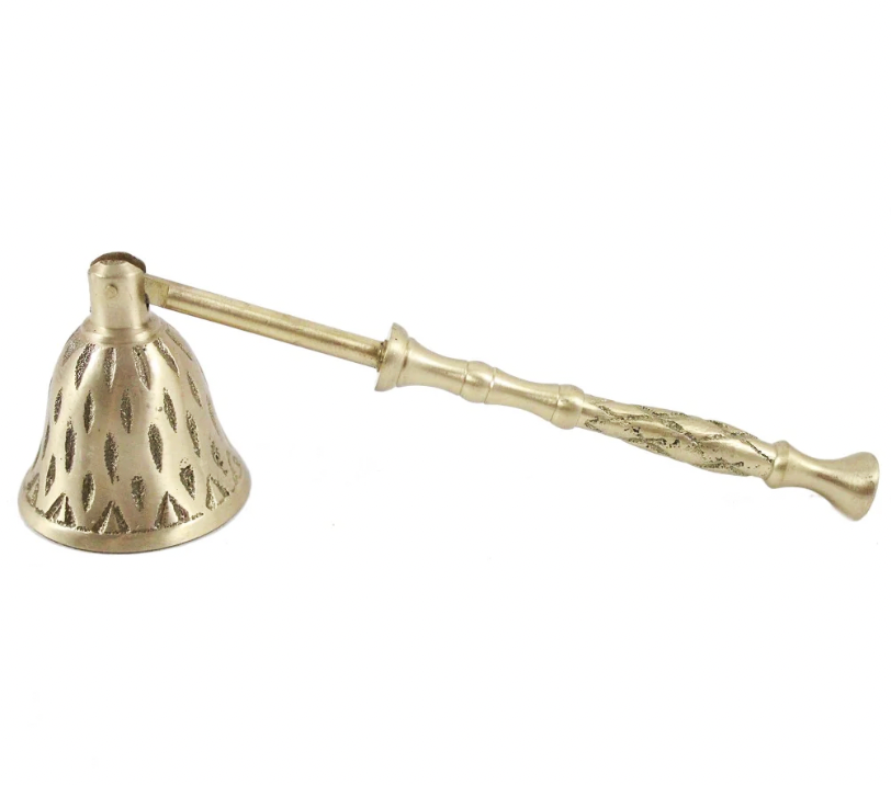 Satin-Finish Brass Renaissance Snuffer