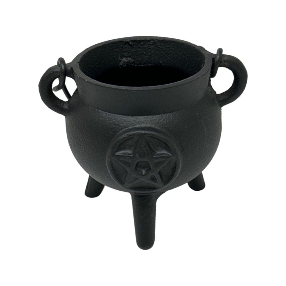 3" cast iron cauldron