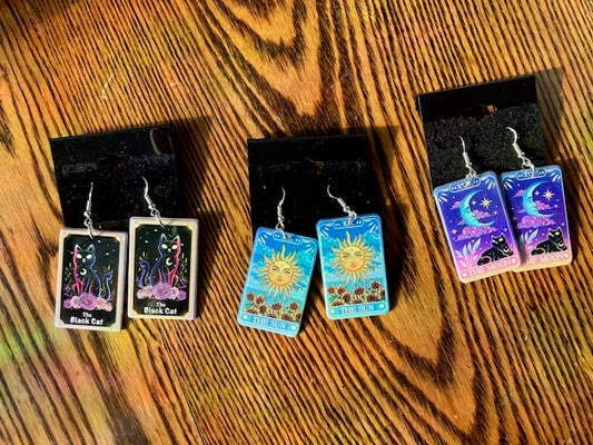 Tarot Earrings - Star-made